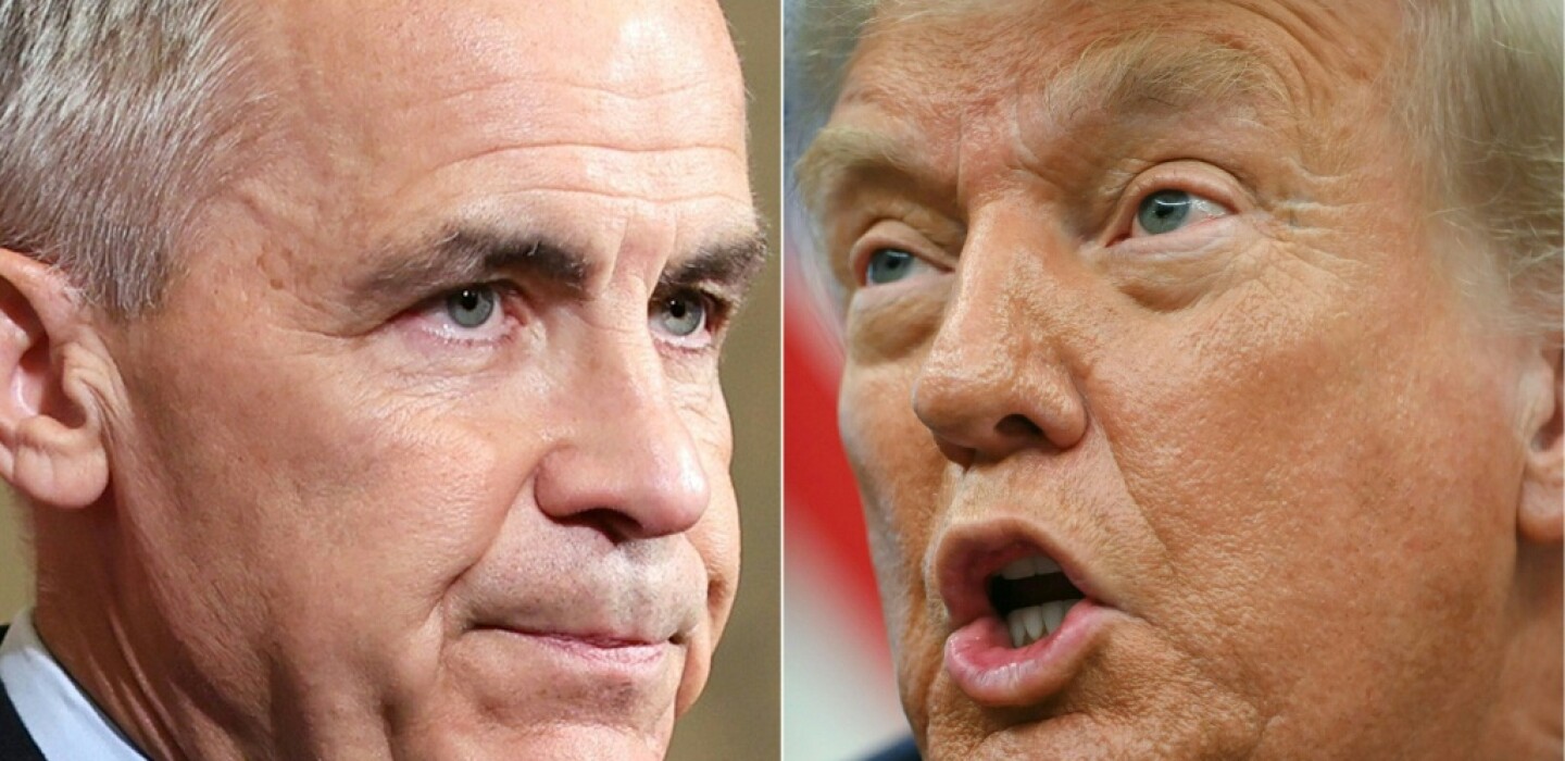 Droits de douane USA-Canada: Donald Trump a refusé toute rencontre avec Mark Carney, sur fond de brouille autour d'une publicité