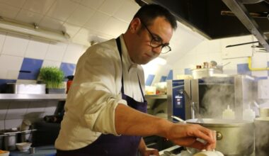 [En images]. Un ancien candidat de "Top Chef" installé à Rouen présente sa recette pour sublimer la coquille Saint-Jacques