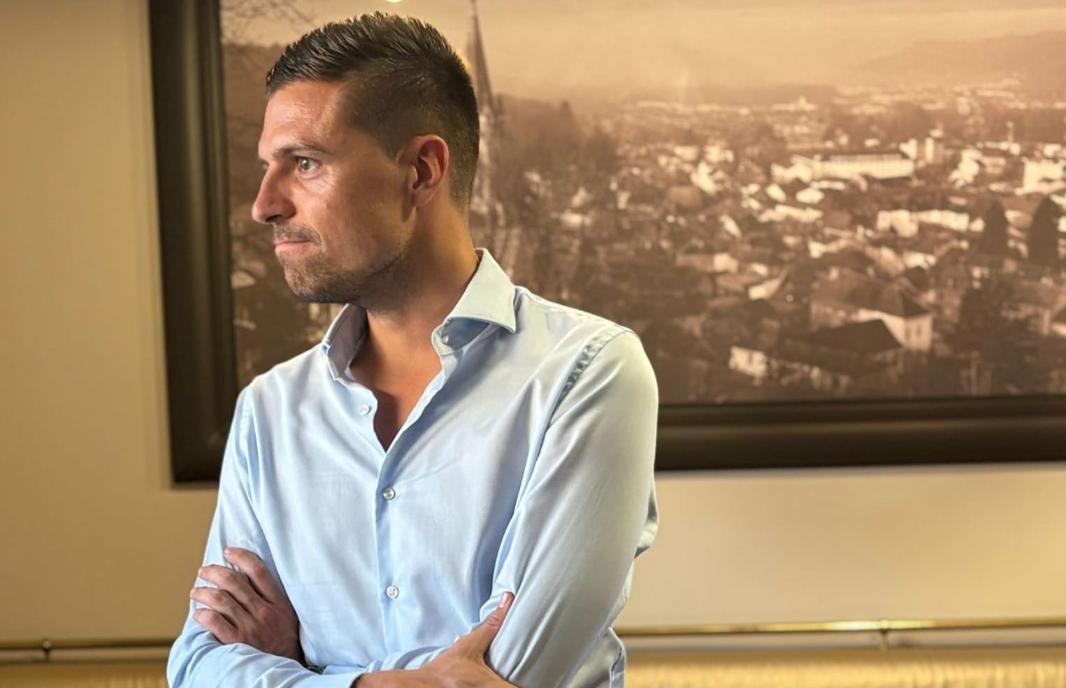 Valentin Gabriac, chef de file Rassemblement national à Grenoble, veut "refaire de Grenoble la capitale des Alpes"
