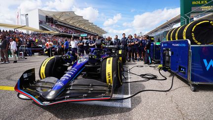 Une voiture de l'écurie Williams le 23 octobre 2022 lors du Grand Prix d'Austin, au Texas (ALEX BIERENS DE HAAN / GETTY IMAGES NORTH AMERICA)