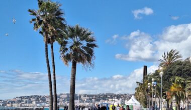 Orages violents à Nice, rafales de vent jusqu'à 85km/h, vers une tempête ?