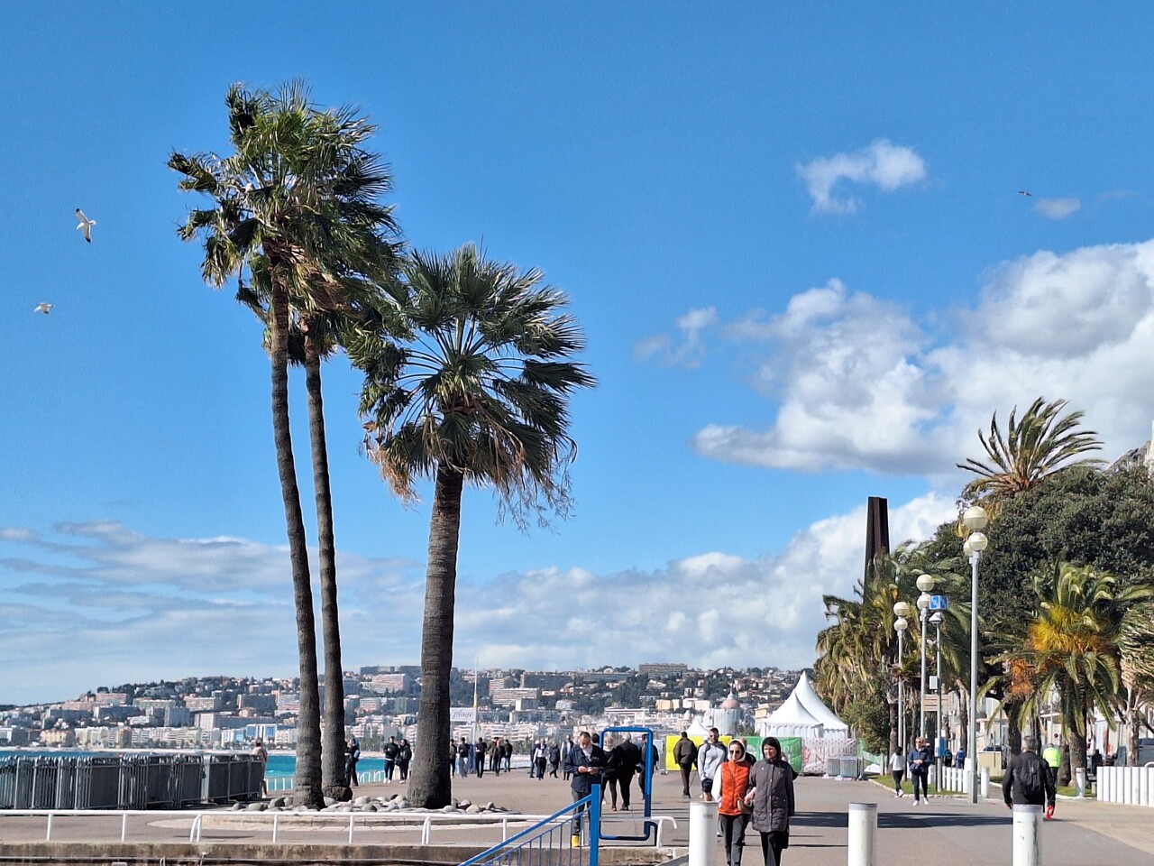 Orages violents à Nice, rafales de vent jusqu'à 85km/h, vers une tempête ?