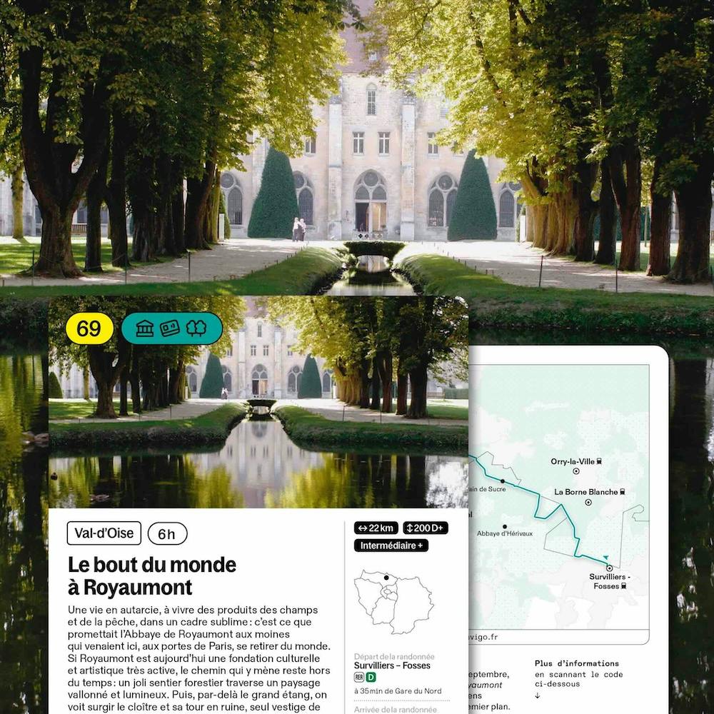 Fiche itinéraire pour une randonnée en île-de-france