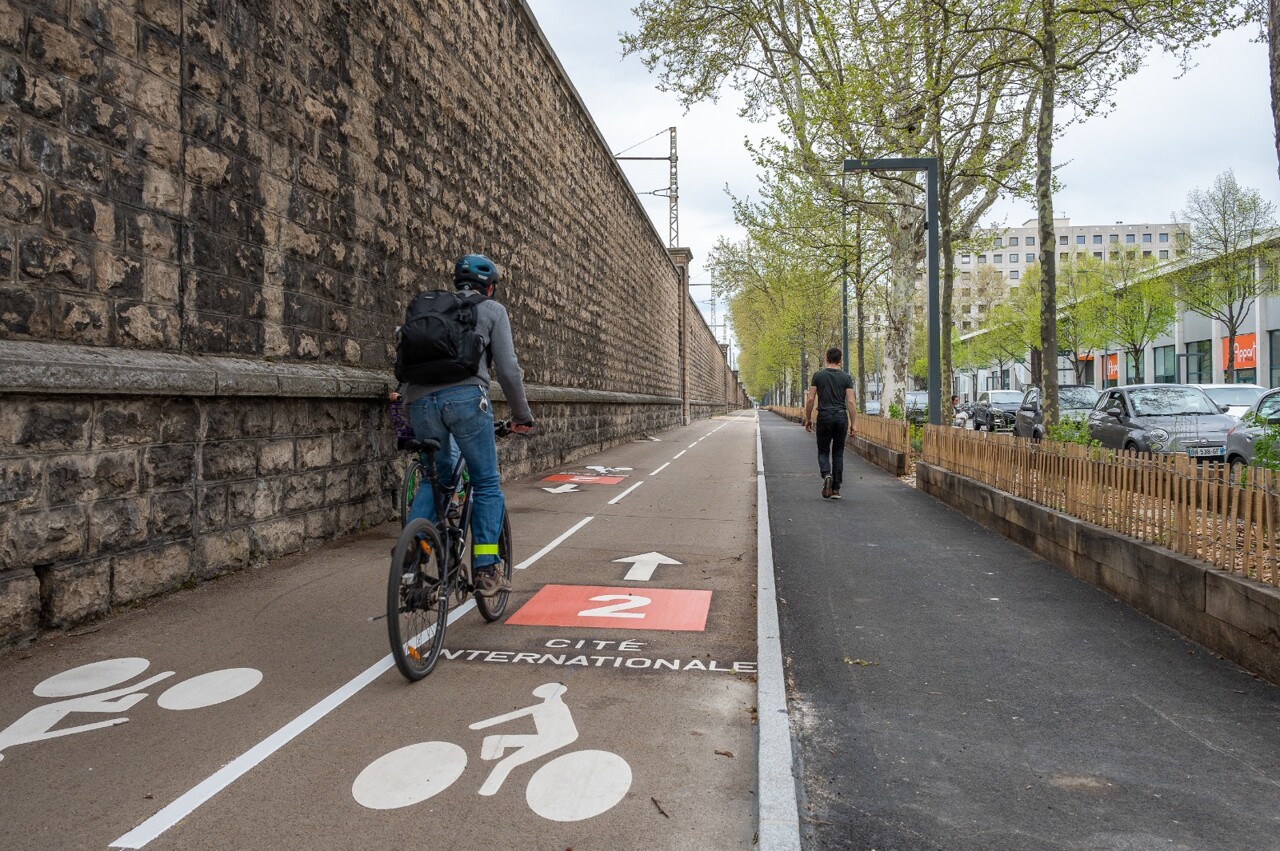 Lyon. Une nouvelle portion de cette grande piste cyclable terminée, voici ce qu'elle relie