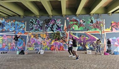 A Rouen, un week-end sous le signe du graff pour redonner vie à trois ponts