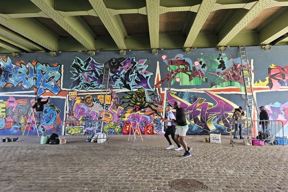 A Rouen, un week-end sous le signe du graff pour redonner vie à trois ponts