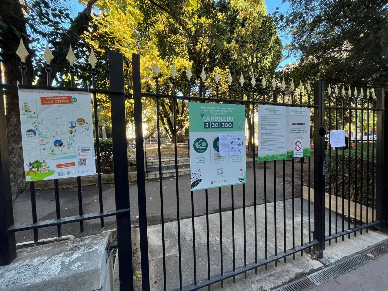 Nice. Ces parcs et jardins fermés au public pendant plusieurs jours : voici pourquoi