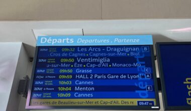Alpes-Maritimes. La circulation des trains très perturbée entre Nice et Menton, voici pourquoi