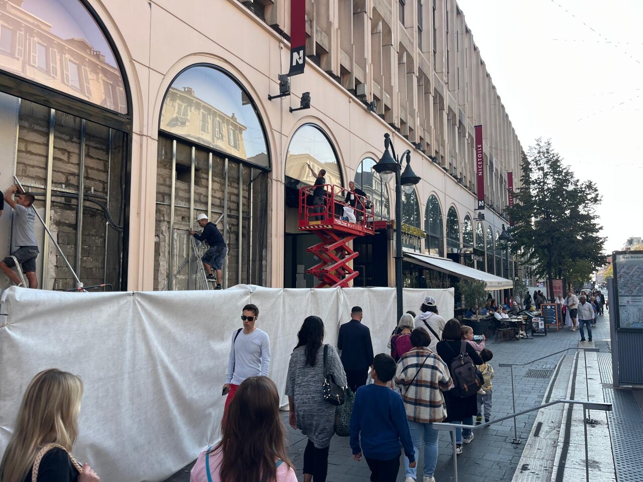 Le centre commercial Nicétoile en chantier, voici quand tous les travaux seront terminés
