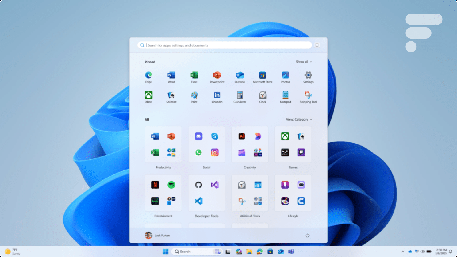 Windows 11 : comment activer le nouveau menu Démarrer - Frandroid