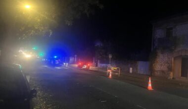 les pompiers et la police avenue de Toulouse, la circulation perturbée