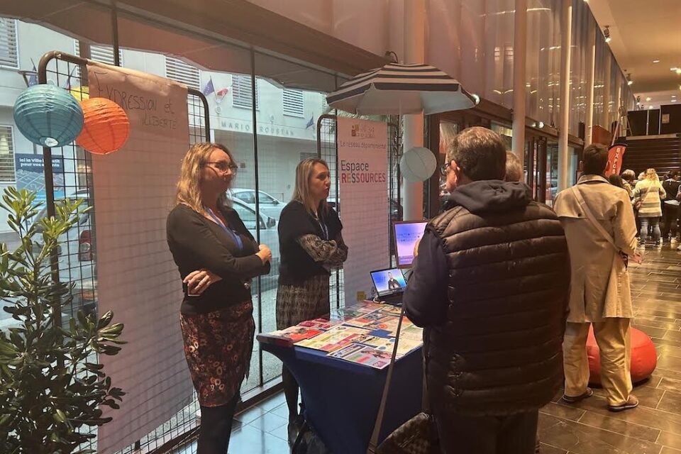 Un des stands de cette journée de la parentalité au Kiasma
