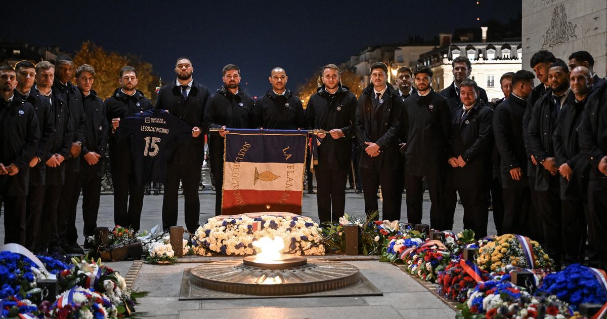 les images des Bleus ravivant la flamme sur la tombe du Soldat inconnu