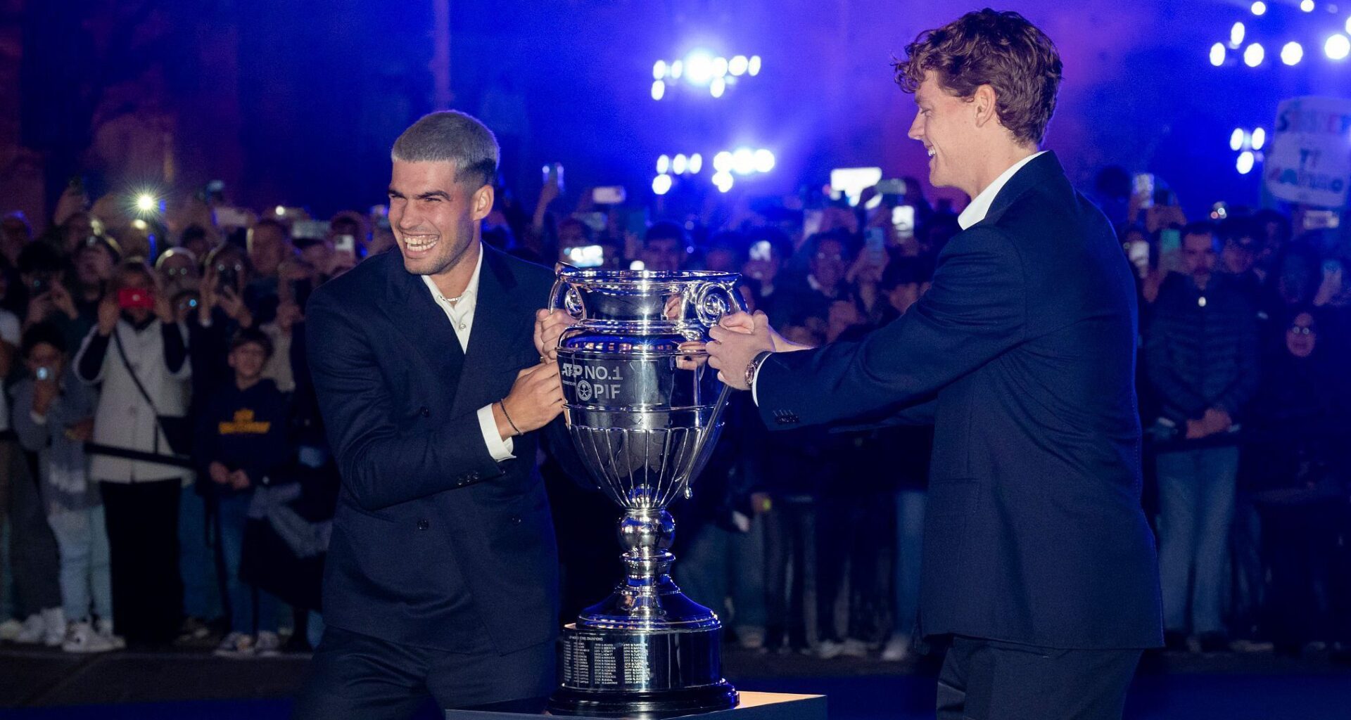 Carlos Alcaraz pourrait affronter Jannik Sinner en finale du Masters - Image d'illustration - (Giorgio Perottino/Getty Images for Citta Di Torino )