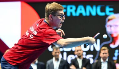 mené deux sets à zéro, Alexis Lebrun élimine le 4e mondial et rejoint les quarts de finale à Montpellier