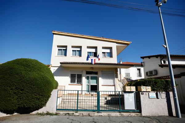 L’école maternelle Pasteur, située au sein du groupe scolaire de la gare à Saint-Laurent-du-Var. Photo Dylan Meiffret