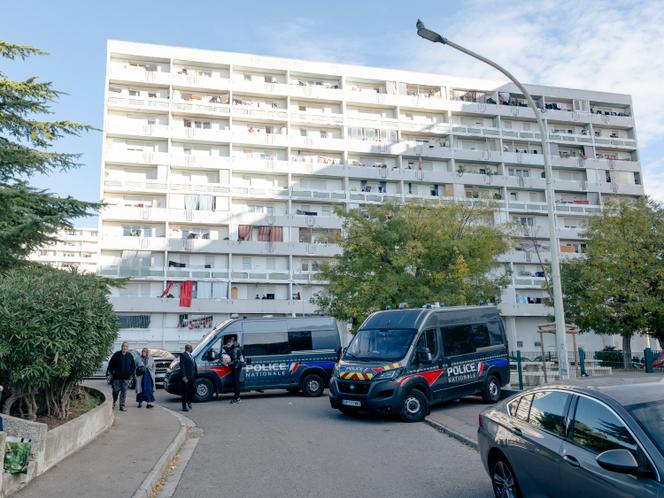 Le quartier de Frais Vallon, d'où est originaire Mehdi Kessaci, dans le 13ème arrondissement de Marseille, le 18 novembre 2025.