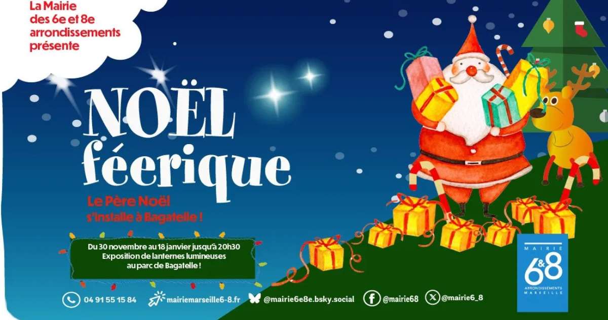 Pour Noël, le parc de Bagatelle à Marseille se transforme avec Les Lanternes lumineuses