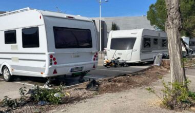 Des gens du voyage s’installent illégalement sur un parking public près de Bordeaux, le site fermé aux usagers