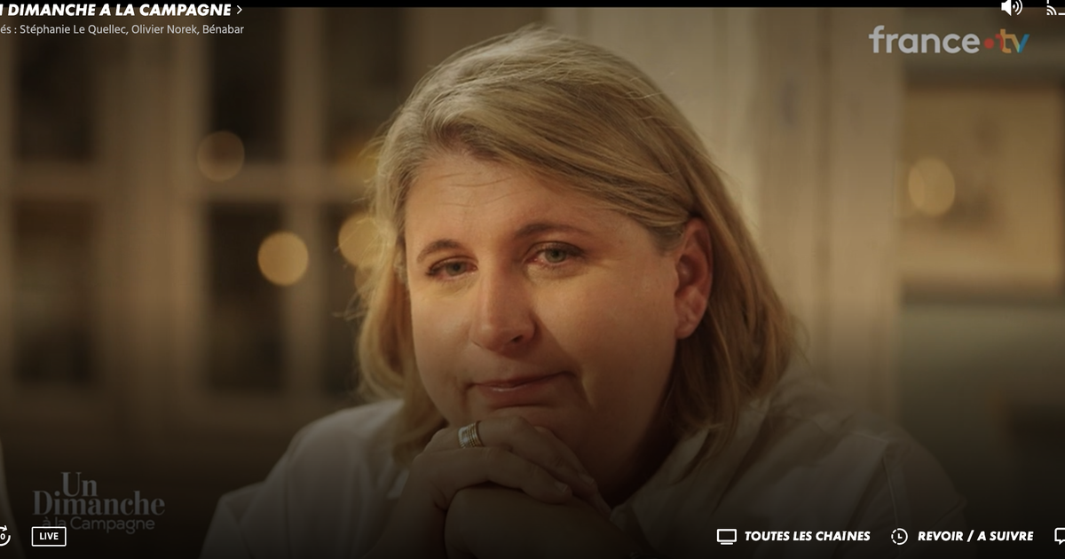 Stéphanie Le Quellec émue aux larmes dans «Un dimanche à la campagne»