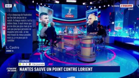 Le coup de gueule de Luís Castro (Nantes) sur l’arbitrage après Lorient : « Personne ne respecte notre club » - Foot - Ligue 1 - Nantes vidéo : Sports