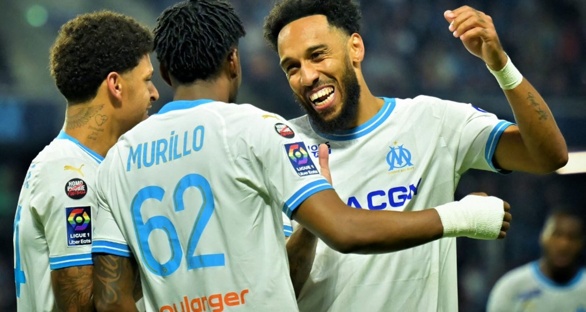 Marseille punit Nice (5-1) et prend provisoirement la tête de la Ligue 1