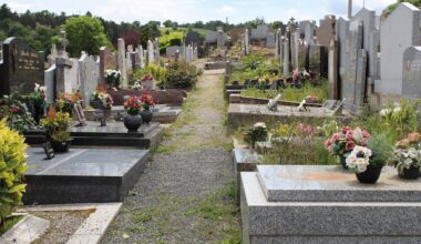 Une partie du cimetière interdit d'accès