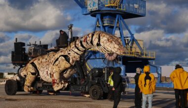 Le Varan, la dernière création de la Machine de Nantes en route vers Calais