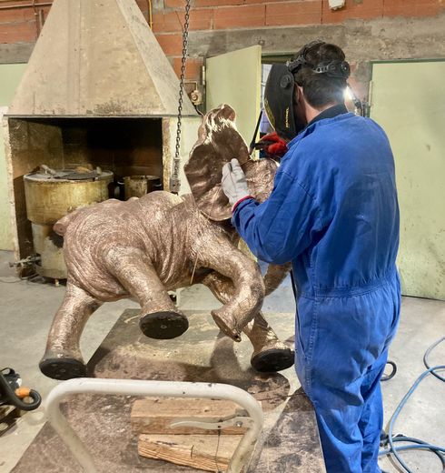 La Fonderie de Bronze Lauragaise fabrique d’incroyables sculptures en bronze.