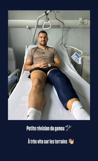 Cros a été opéré du genou gauche en ce début de semaine.