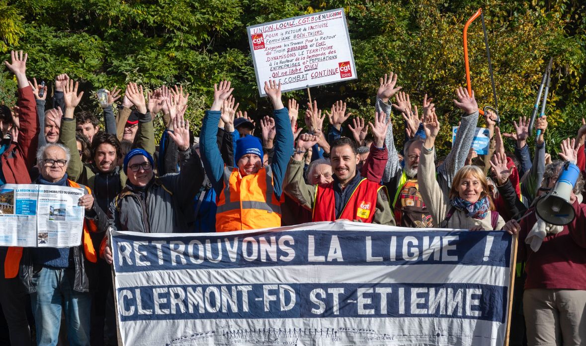 Loire : ils lancent un chantier solidaire pour entretenir la ligne Clermont