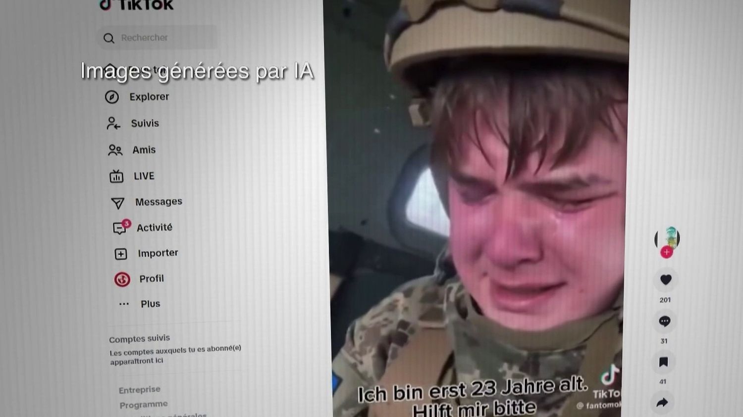 les Russes frappent les Ukrainiens au moral avec des vidéos générées par intelligence artificielle