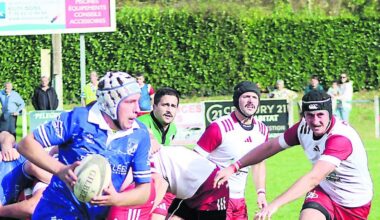 Les réservistes de l’US Argelès avec la manière