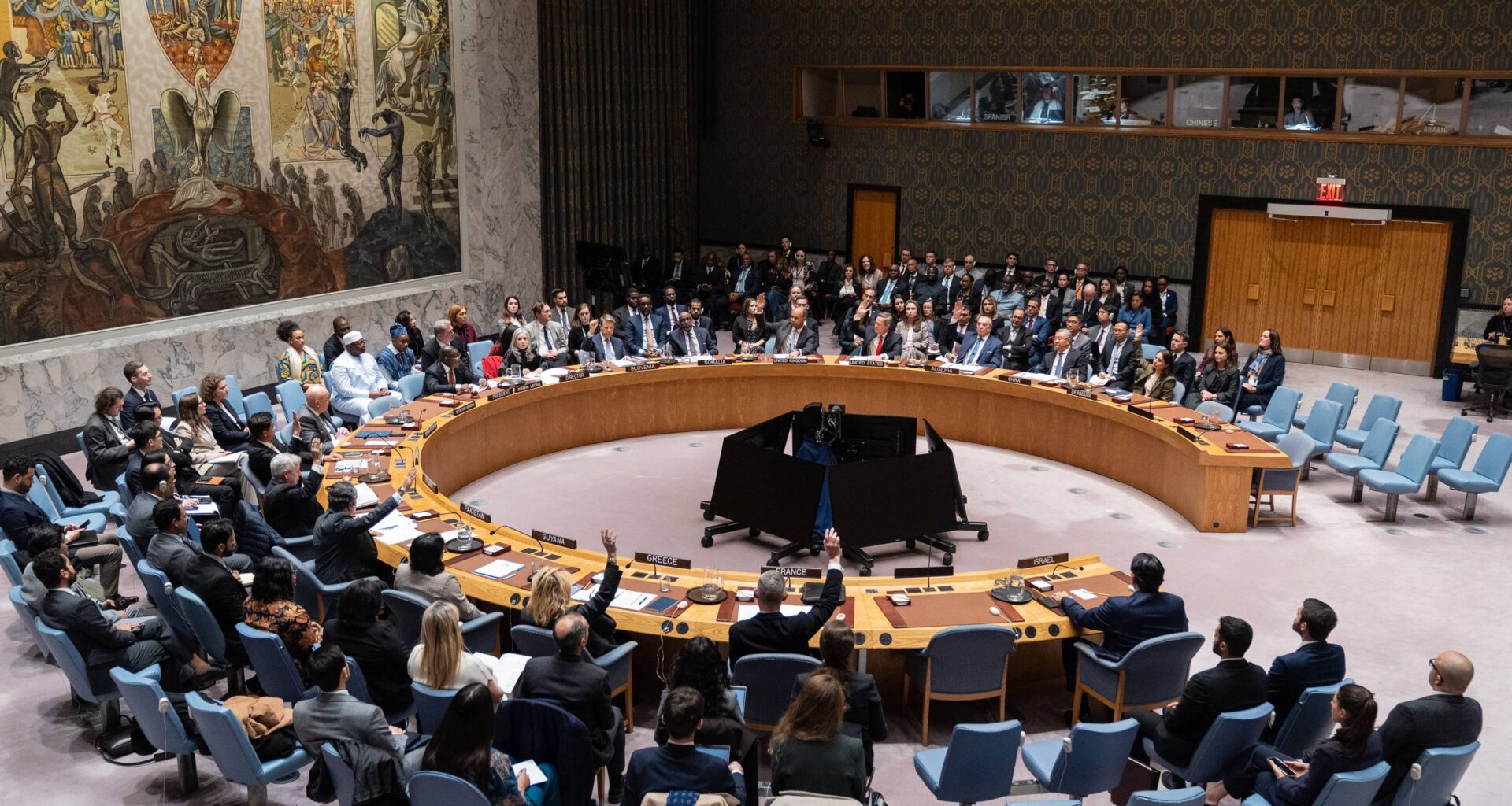 le Conseil de sécurité de l’ONU adopte le plan de paix des États-Unis