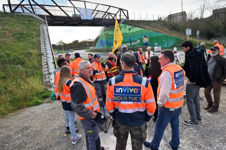 Les salariés du Moulin du Dadou étaient en grève ce lundi 17 novembre pour tenter de sauver leurs emplois.