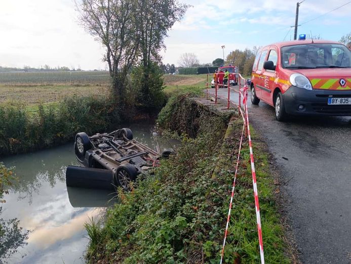 L’automobiliste est décédé vraisemblablement noyé dans sa voiture