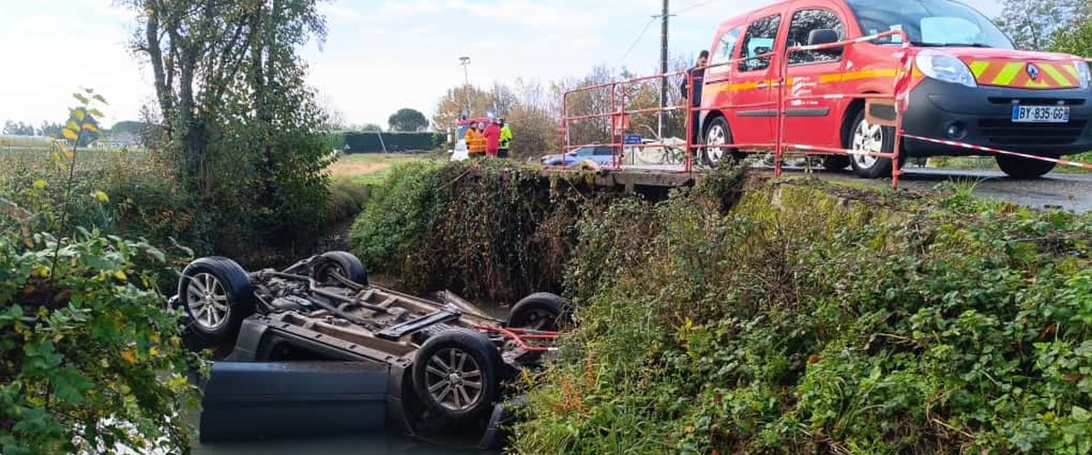 INFO LA DÉPÊCHE. Piégé dans sa voiture immergée, un homme de 40 ans meurt noyé après une sortie de route
