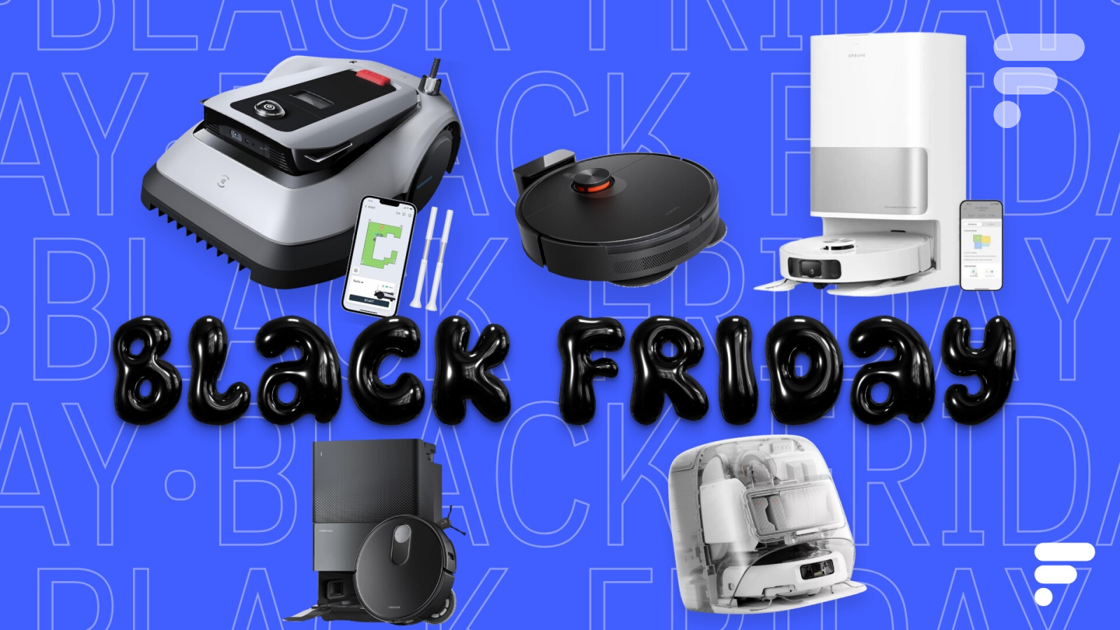 Aspirateurs robots, robots tondeuses, aspirateurs balais... la sélection des meilleures offres