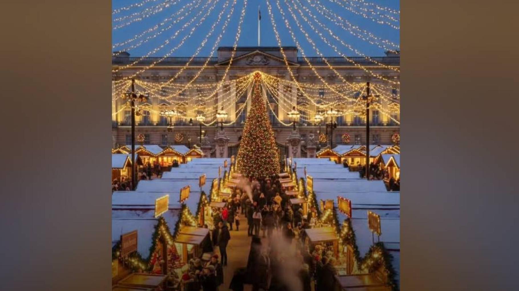 Au Royaume-Uni, le soi-disant marché de Noël de Buckingham Palace n’était qu’une image générée par IA