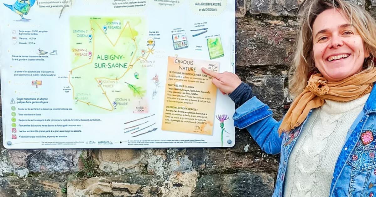 Métropole de Lyon. Baladez-vous et apprenez à dessiner sur ce sentier nature au nord de Lyon
