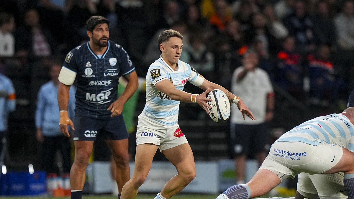 Top 14 – Mené à la pause, le Racing l’emporte avec le bonus offensif face à Bayonne