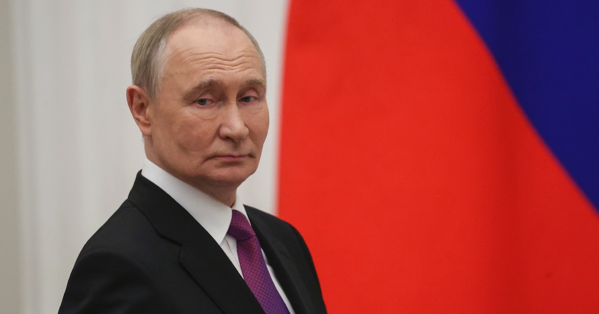 Le président russe Vladimir Poutine, le 4 novembre 2025 à Moscou