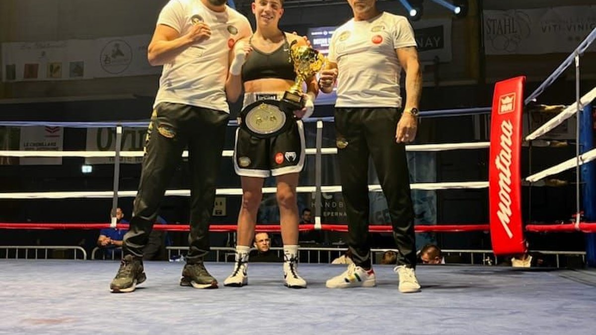 La boxeuse albigeoise, Erika Amans devient championne de France