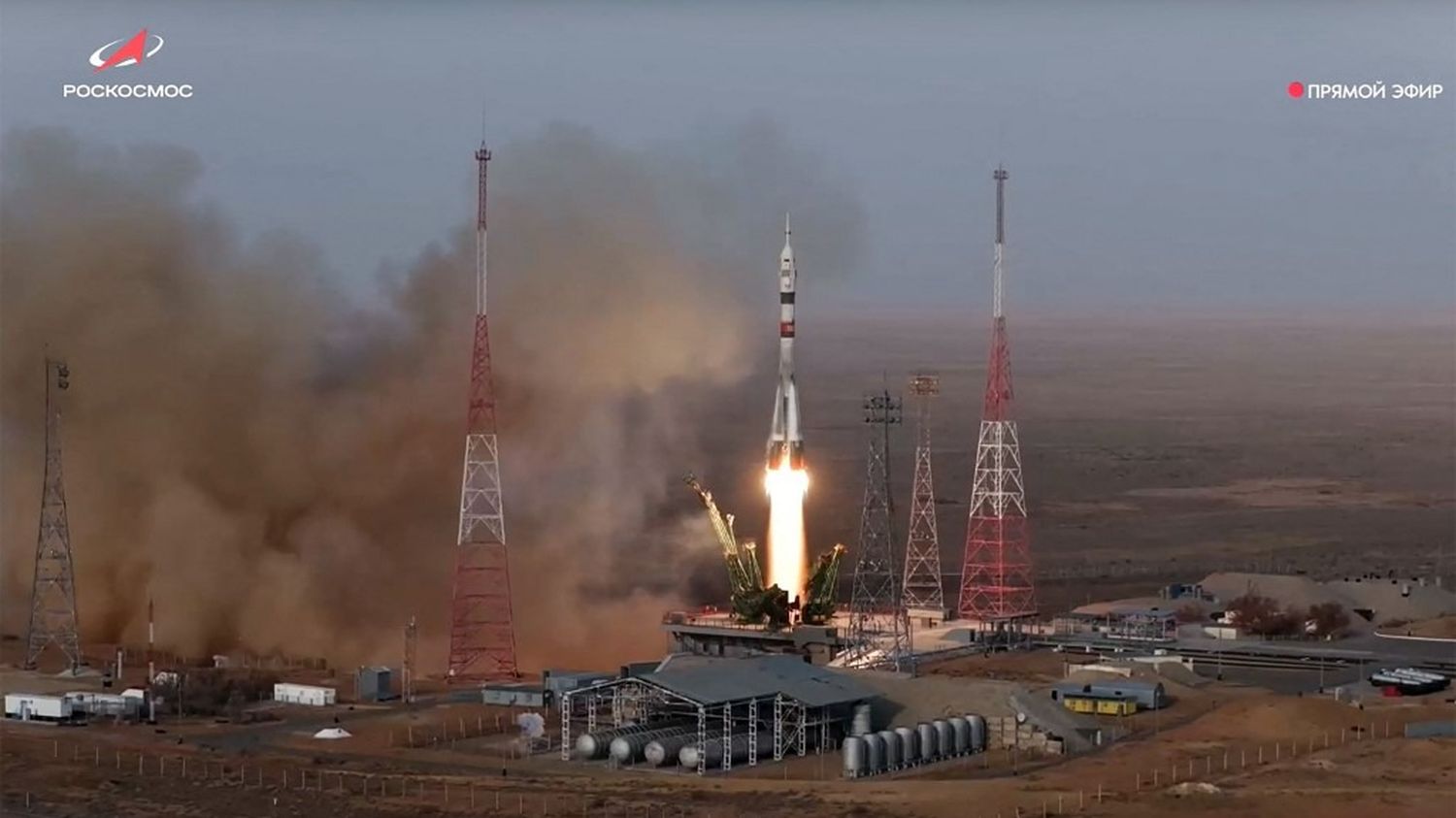 Le cosmodrome russe de Baïkonour a été endommagé après le décollage d'un équipage russo-américain