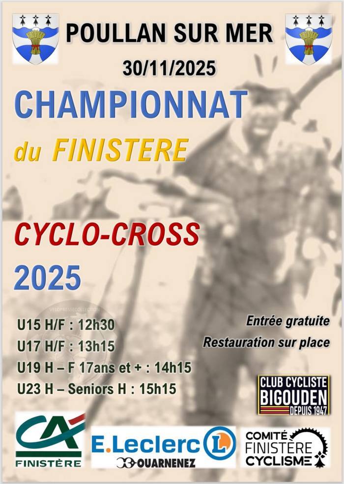 Poullan Sur Mer 30 novembre 2025 infos de cyclo-cross