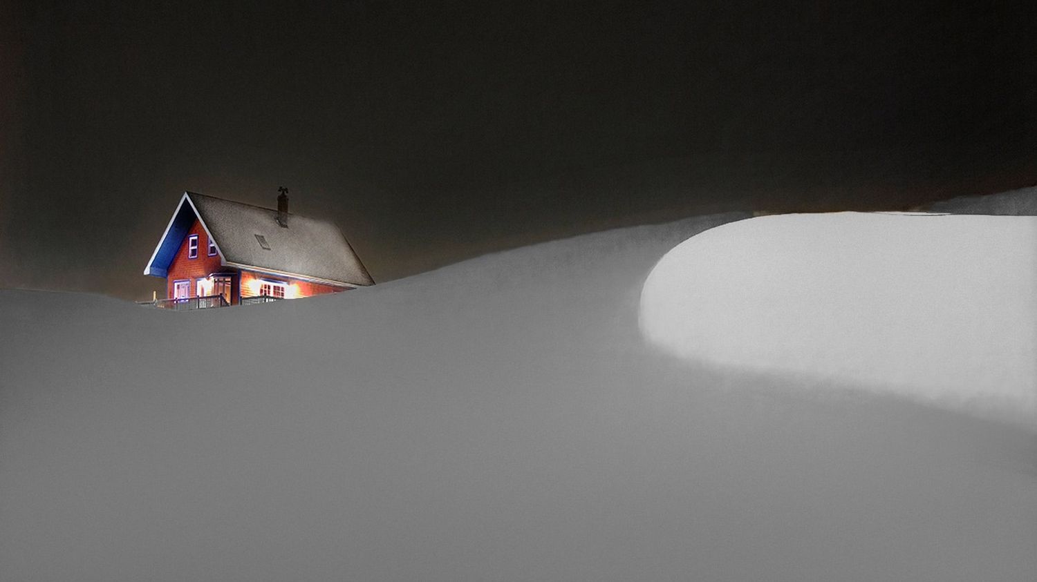 Avec "Winterland" et ses photographies enneigées, Christophe Jacrot alerte sur le monde fragile de l'hiver