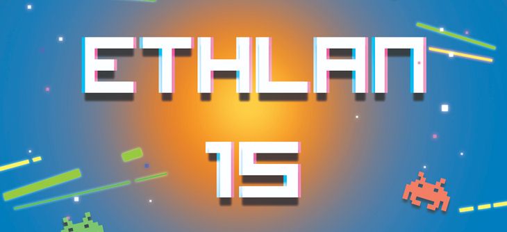 Affiche Ethlan #15 - édition 2019 de la LAN party caritative à Rouen Affiche Ethlan #15 - édition 2019 de la LAN party caritative à Rouen