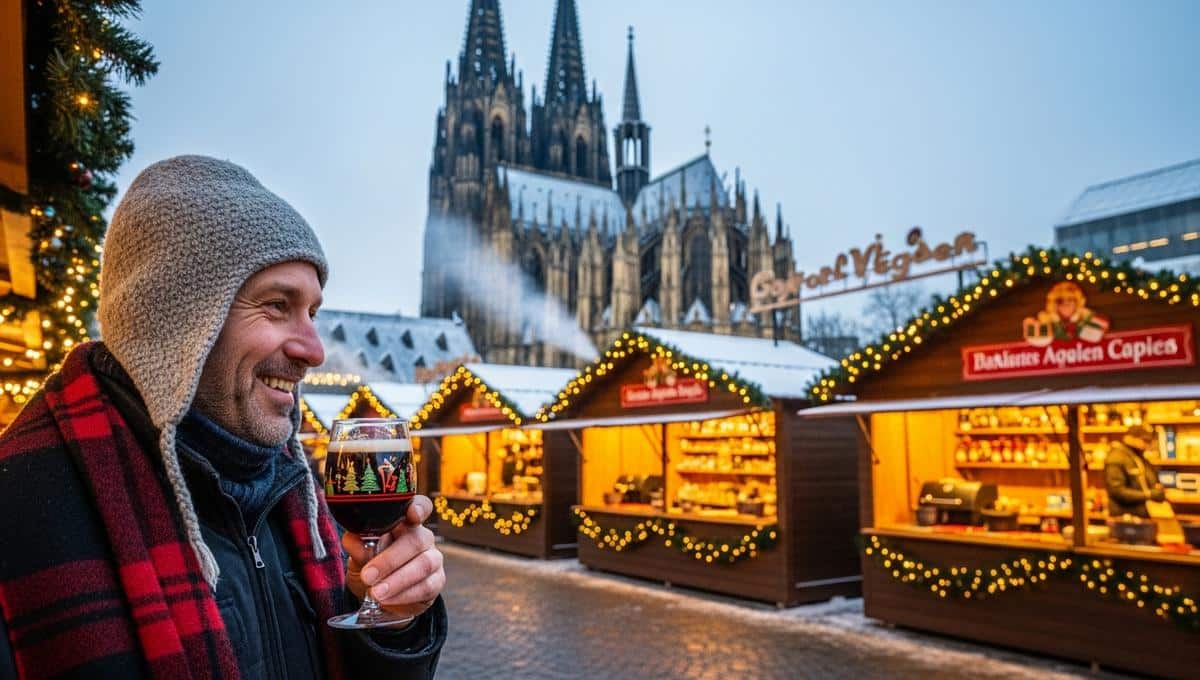 150 stands au pied de la cathédrale gothique, accessible en train depuis Paris