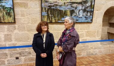 Avant son départ pour les États-Unis, cette peintre présente en exclusivité son exposition à Figeac