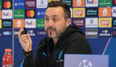 le forfait d'Aguerd, les chances de qualification... De Zerbi dit tout, avant d'affronter les Anglais